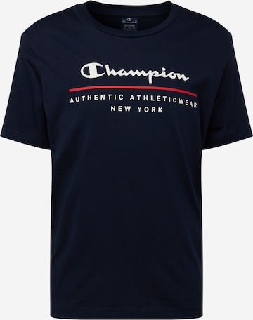 Champion Authentic Athletic Apparel Koszulka w kolorze niebieski: przód