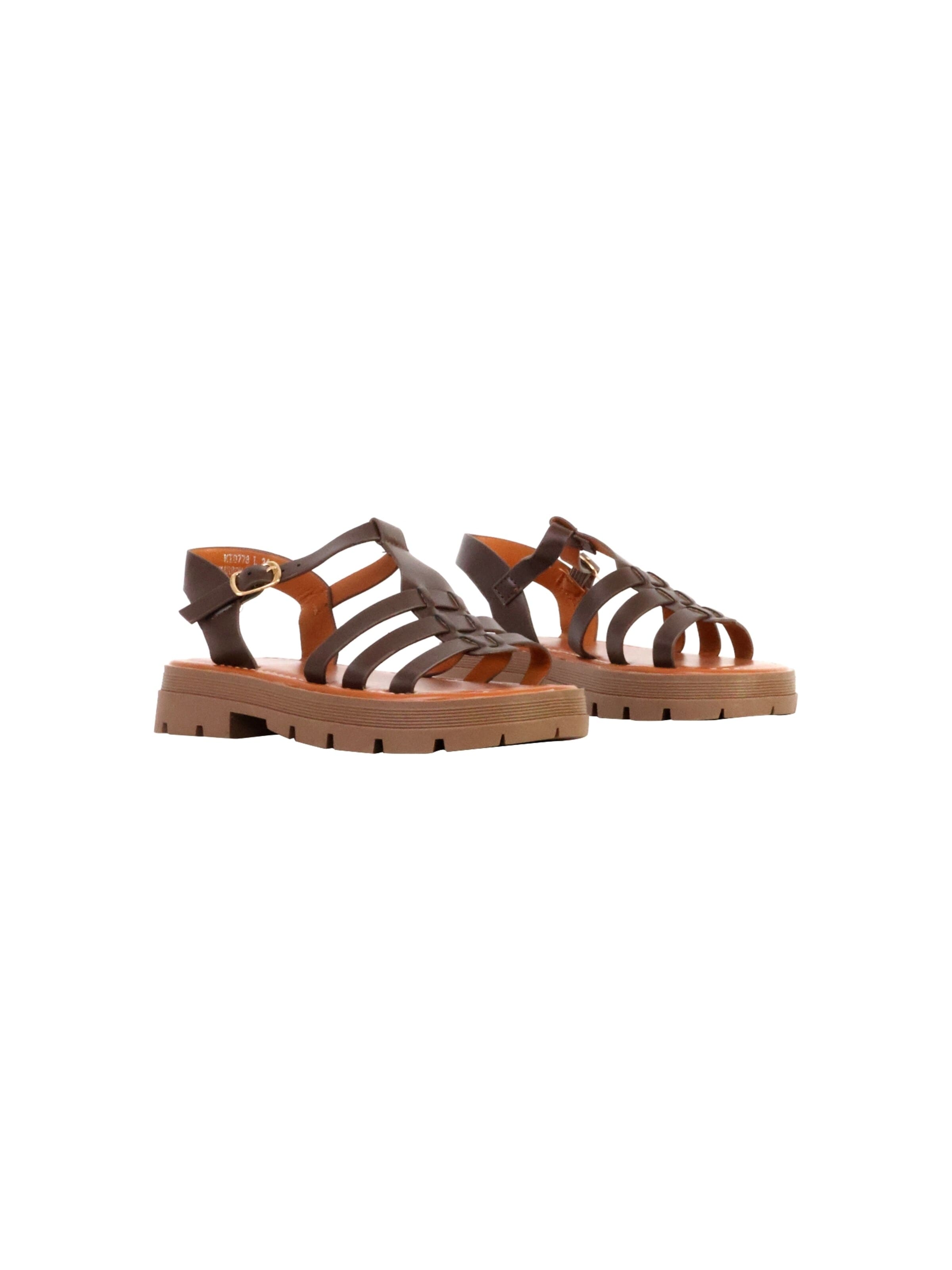 Sandales 'Kindersandalen mit Riemen' Super Mode en marron