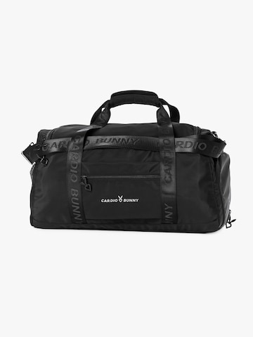 Cardio Bunny Gym Bag in Black: front