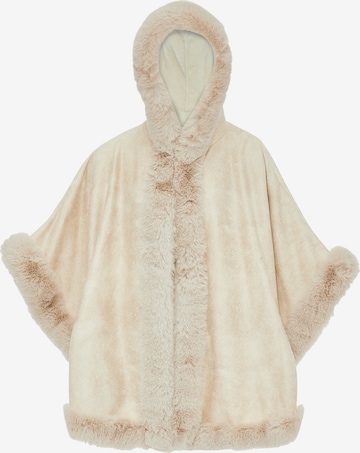 FRAULLY Cape in Beige: front