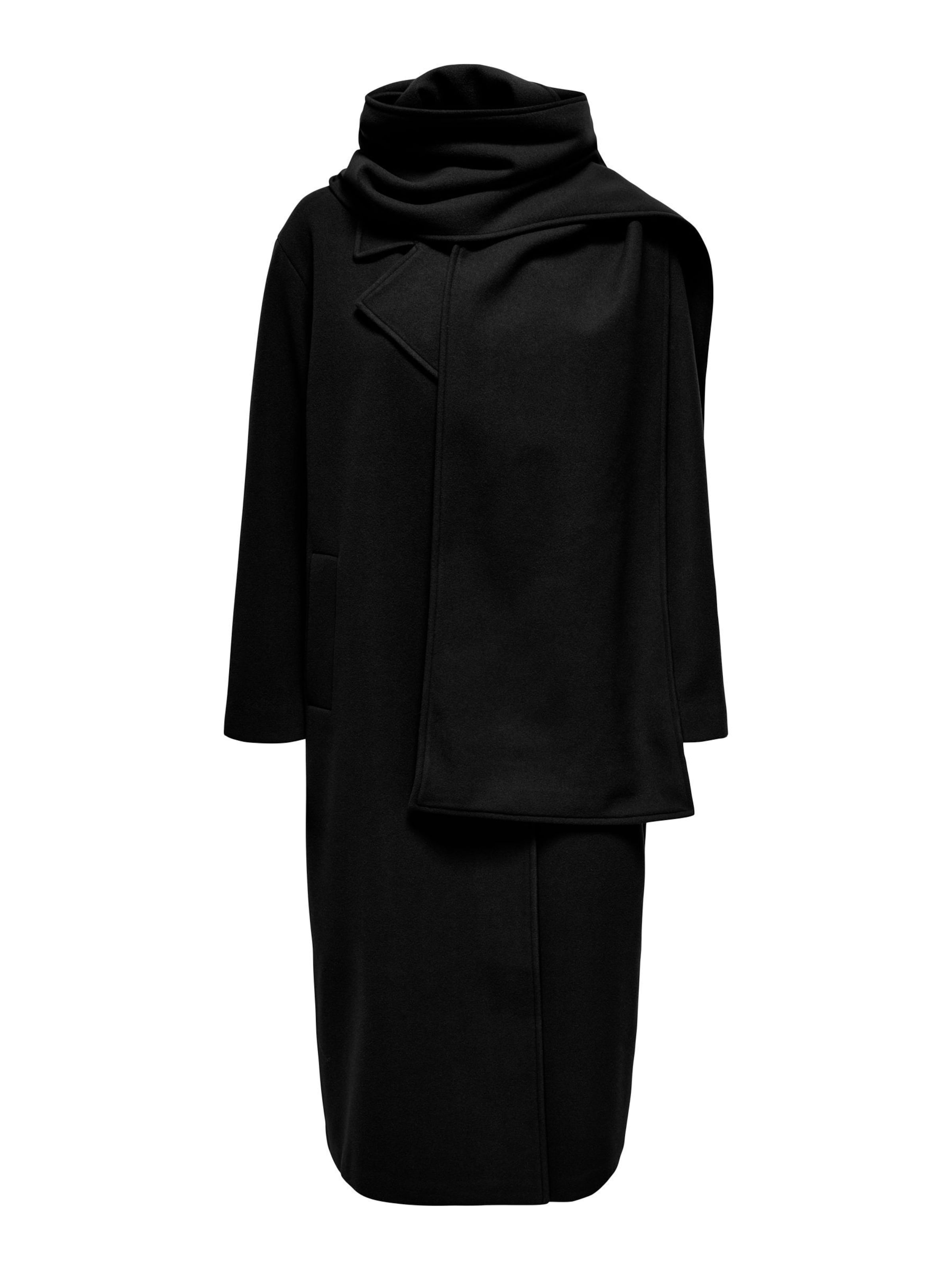 ONLY Overgangsfrakke 'ELBA ' i sort: forside