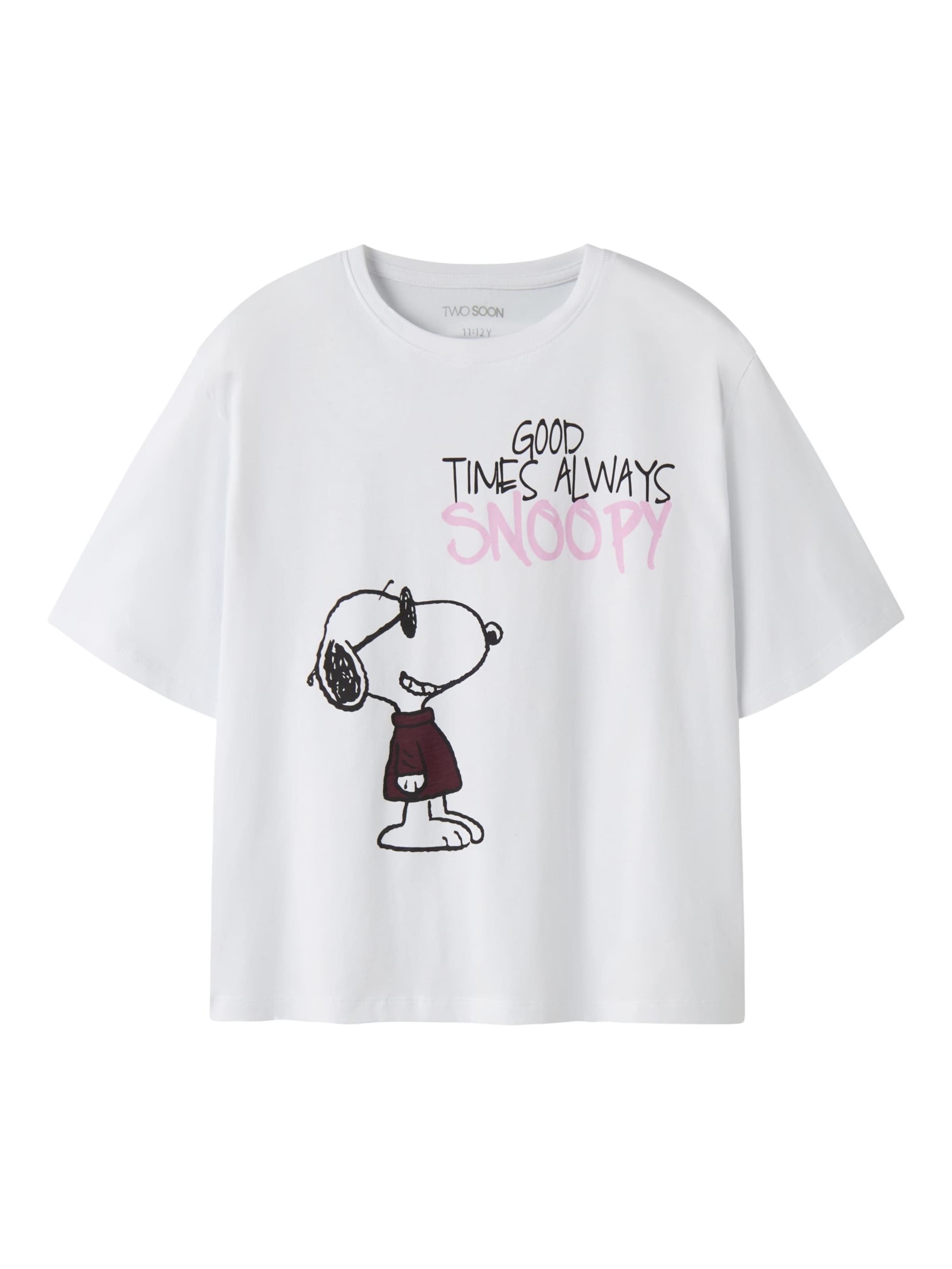 Haut 'Snoopy' TWO SOON en blanc : devant