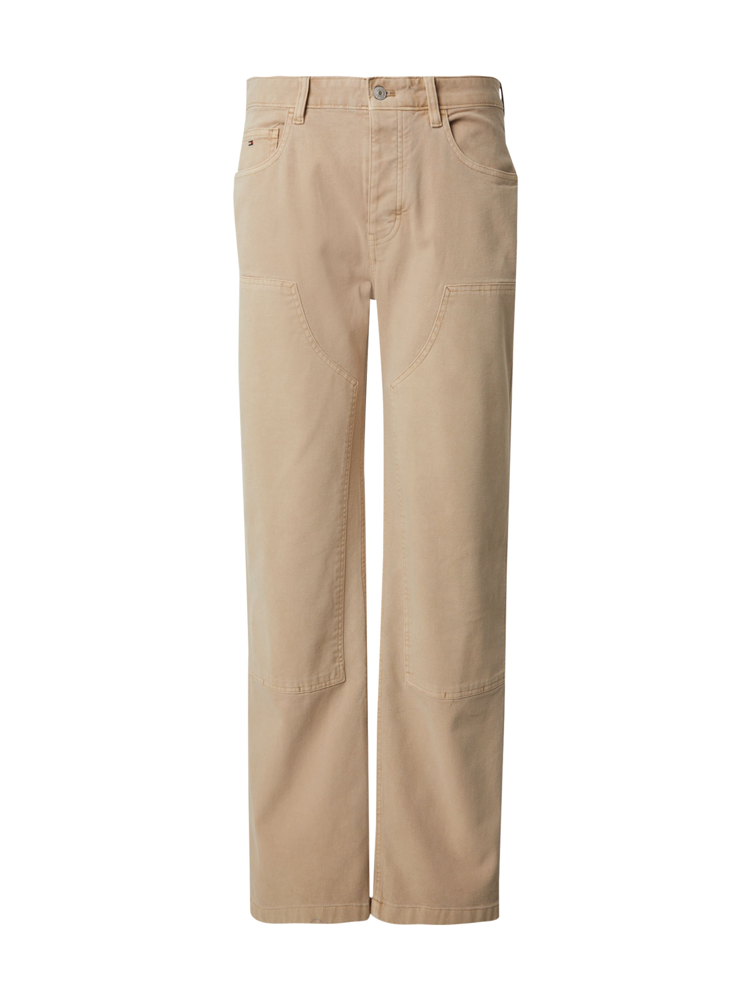 Tommy Jeans Loosefit Housut 'JAIMIE' värissä vihreä: etupuoli