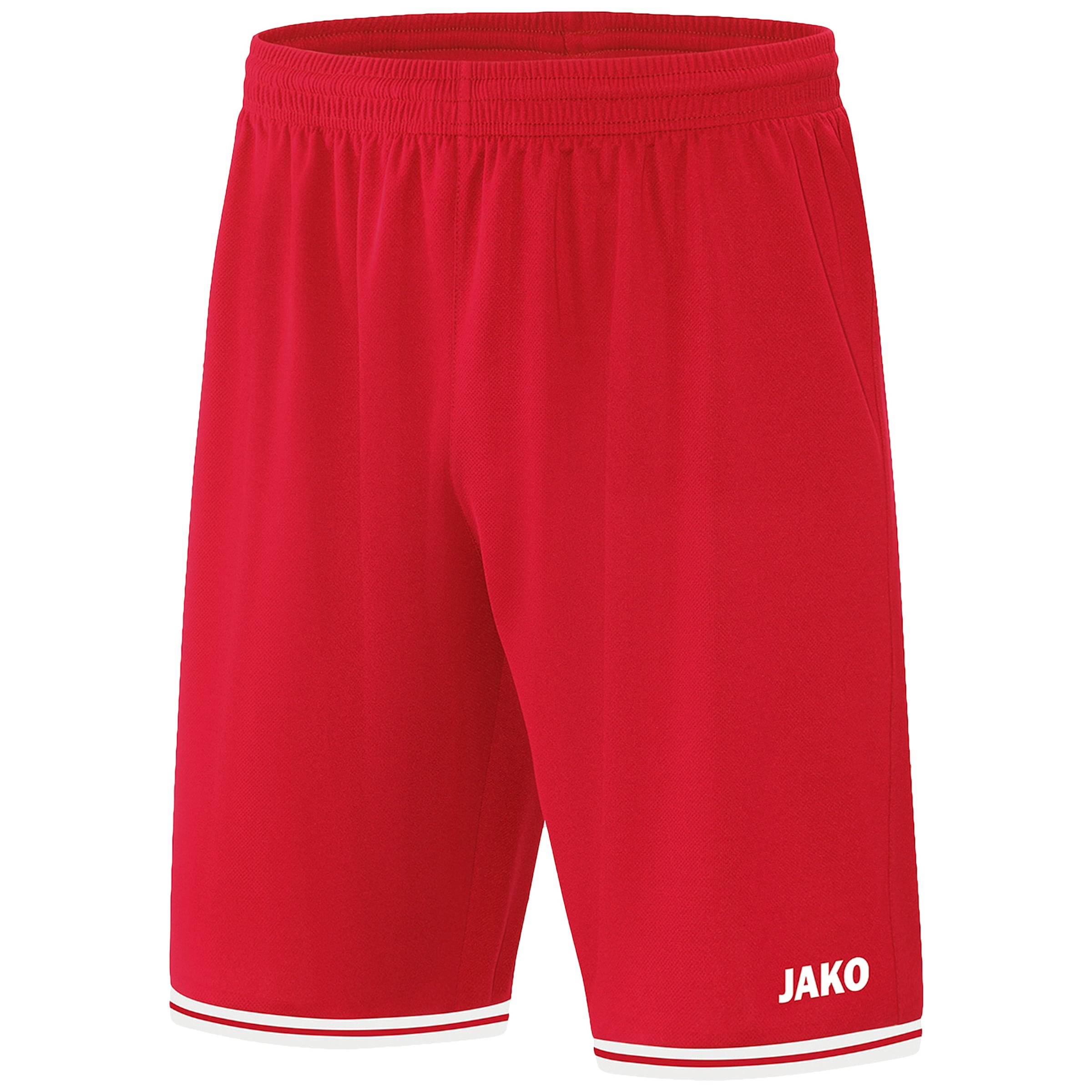JAKO Loosefit Sportshorts 'Center 2.0' in Rot: Vorderseite