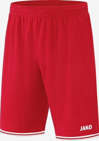 JAKO Loose fit Workout Pants 'Center 2.0' in Red: front