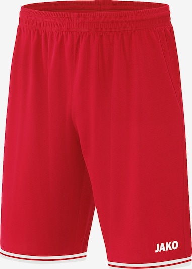 JAKO Pantalon de sport 'Center 2.0' en L en rouge vif / blanc, Vue avec produit
