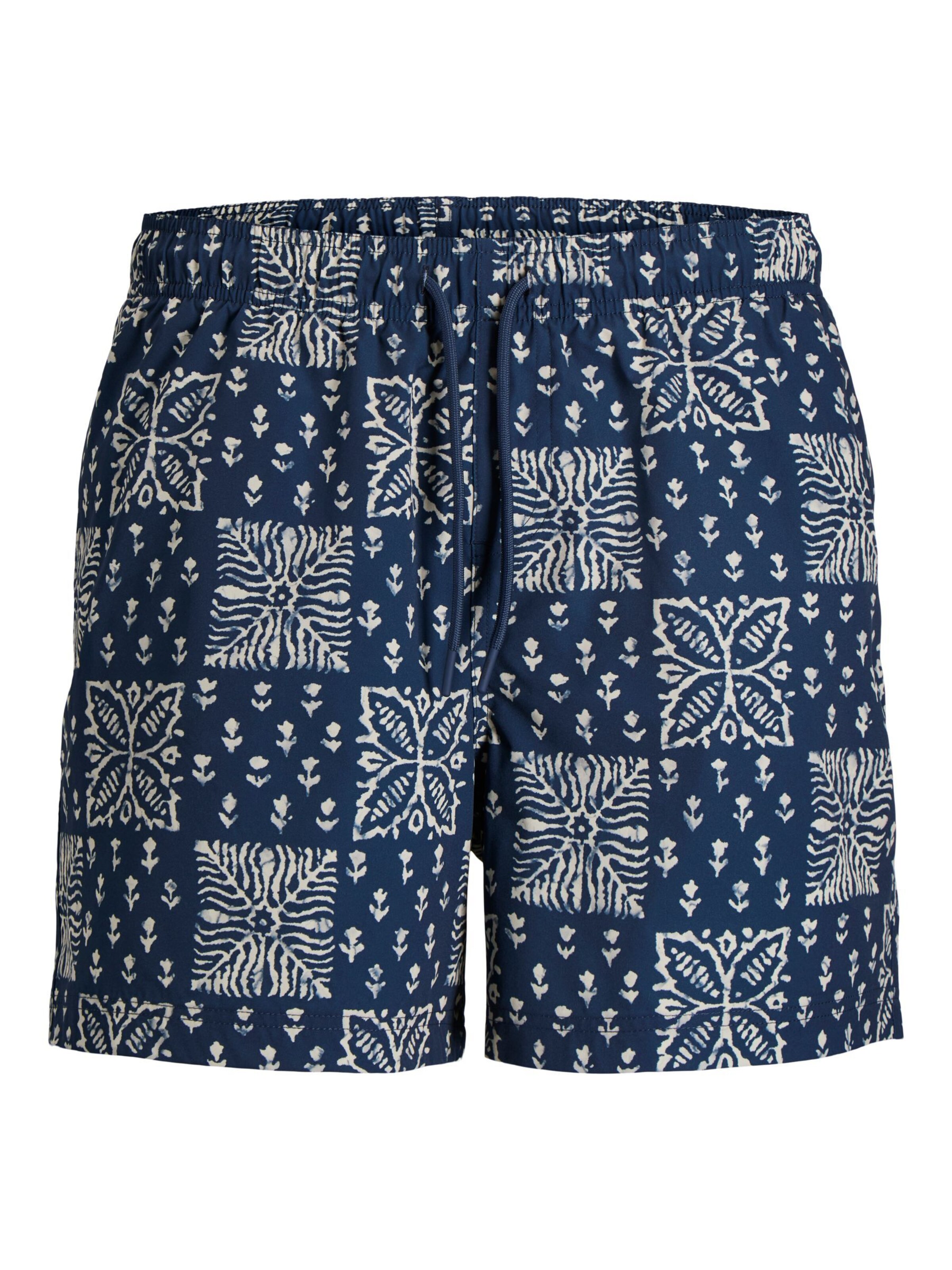 JACK & JONES Board Shorts in Cream / Navy, Item view