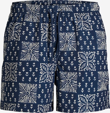 JACK & JONES Zwemshorts in Blauw: voorkant