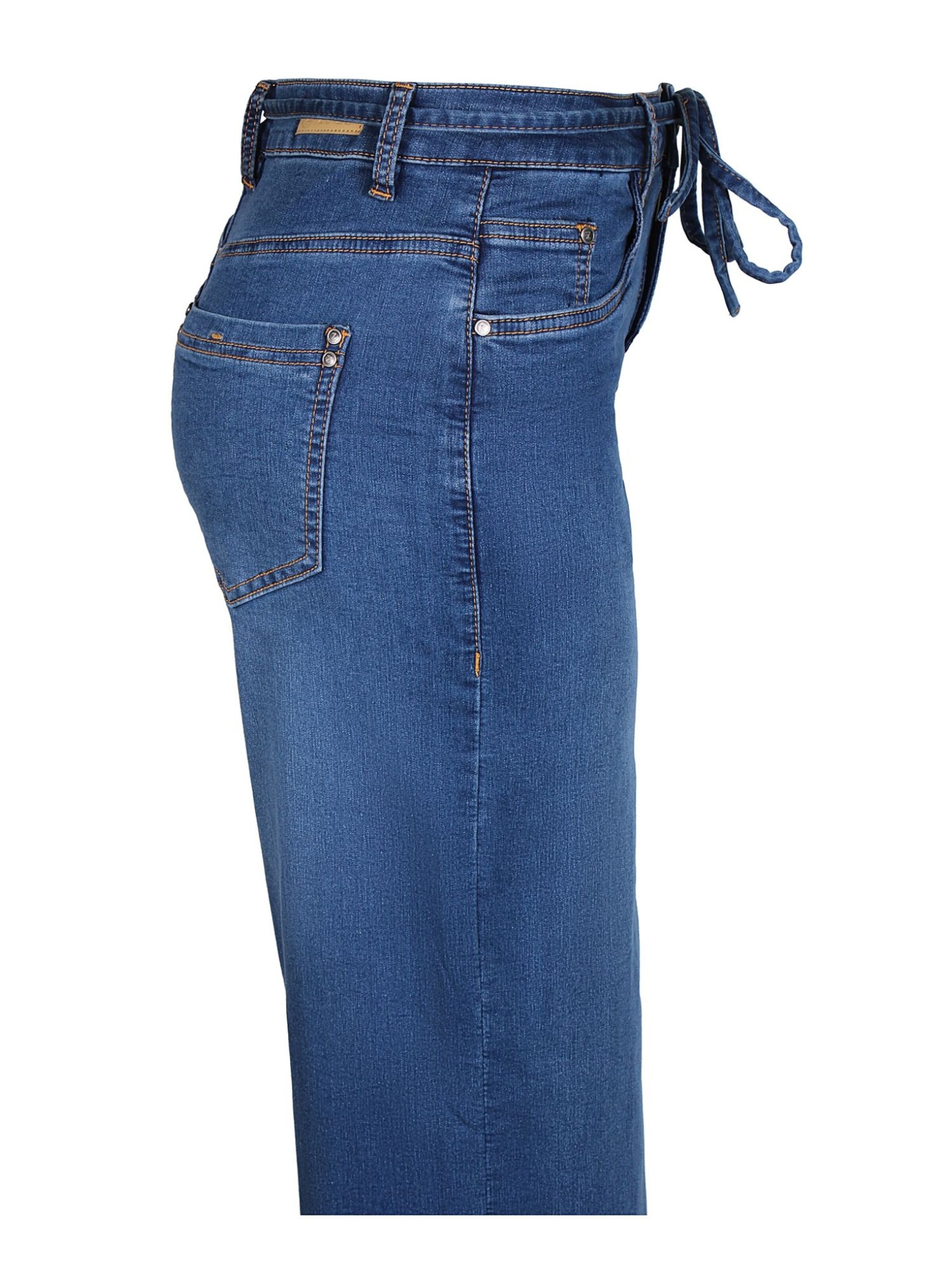 Wide leg Jeans 'Issey 201' di ze-ze in blu