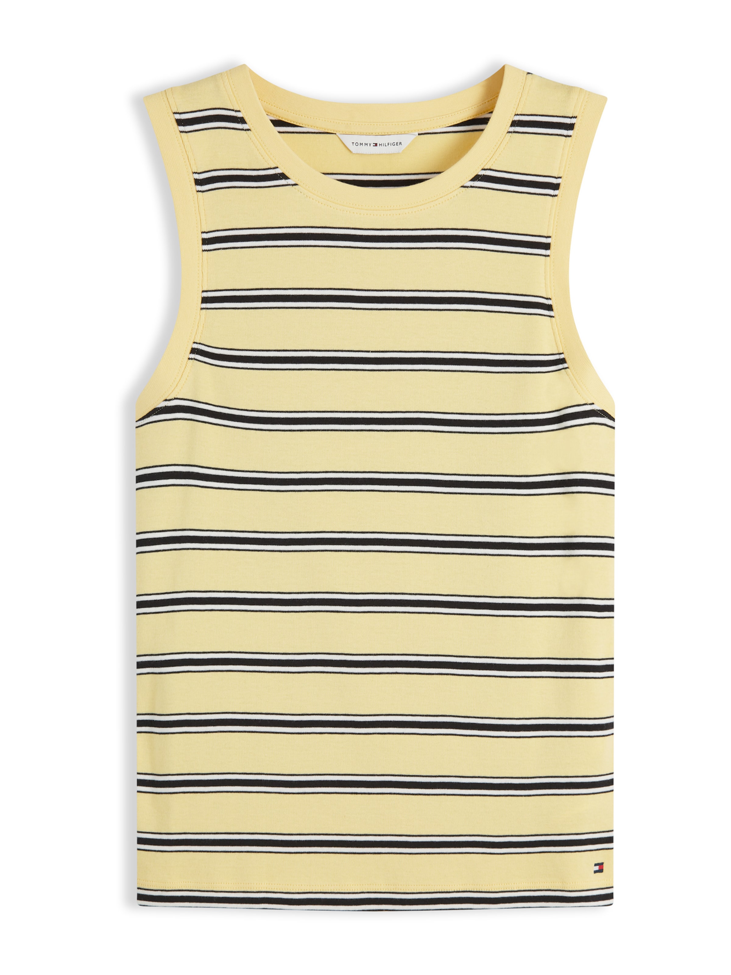 TOMMY HILFIGER Топ в Желтый: спереди