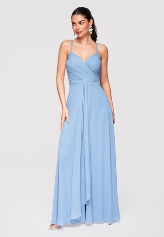 Ombre Abendkleid in Blau