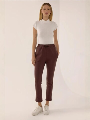 Slimfit Pantaloni di Hiccup in marrone