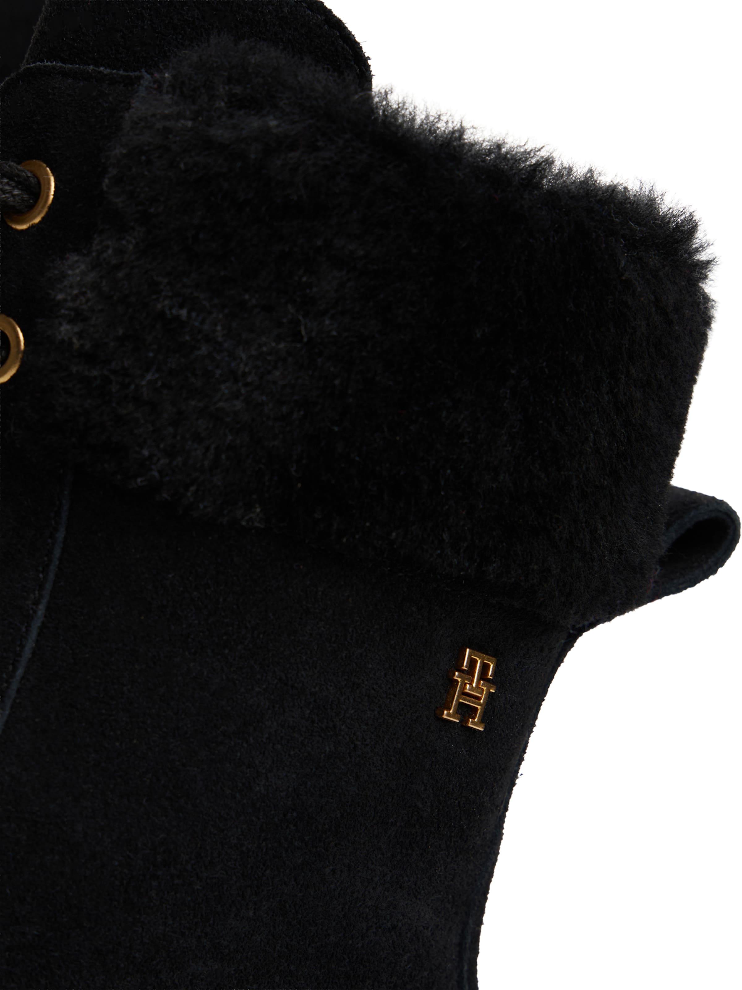 TOMMY HILFIGER - Botim com fivela em preto