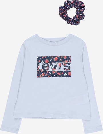 Levi's Kids Shirt mit Scrunchie Set in Blau: predná strana