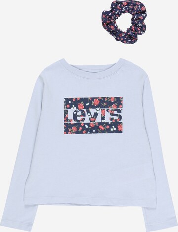 Levi's Kids Shirt in Blauw: voorkant