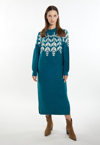 Abito in maglia 'Lurea' di Usha in blu