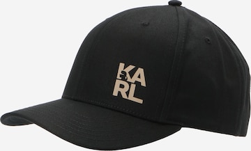 Karl Lagerfeld - Gorra en negro: frente