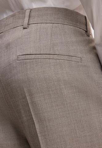 STRELLSON Slim fit Pleat-front trousers ' Luis ' in Beige