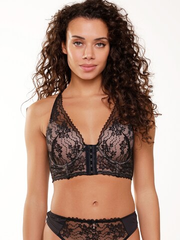 LingaDore - Bustier Sujetador en negro: frente