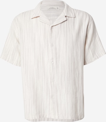 smėlio Abercrombie & Fitch Standartinis modelis Marškiniai: priekis