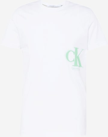 Calvin Klein Jeans - Camiseta en blanco: frente