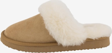 Piece Of Mind Hausschuh 'Classic' in Braun: Vorderseite