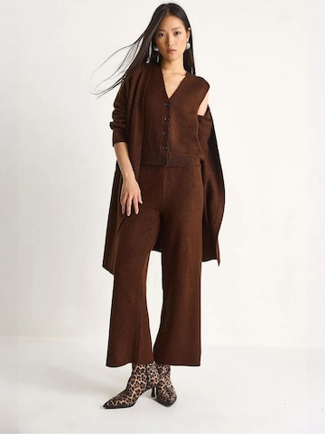 Pantalons de tailleur Bianco Lucci en marron