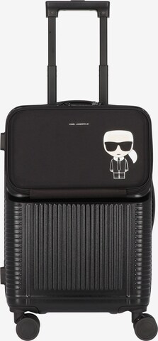 Karl Lagerfeld Cart 'Ikonik' in Black: front