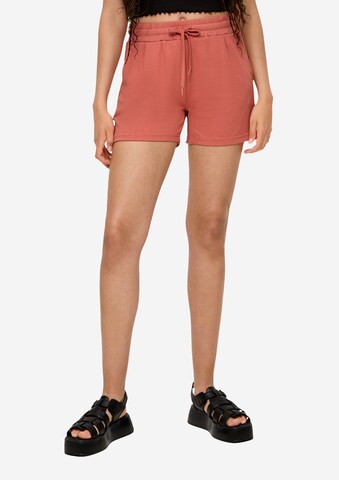 QS Regular Pants in Orange: front