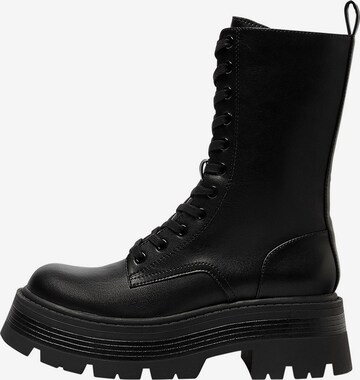 Pull&Bear Lace-up boot in Black