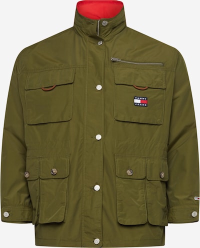 Tommy Jeans Curve Jacke in oliv, Produktansicht