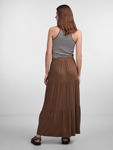 PIECES Skirt 'Neora' in Brown