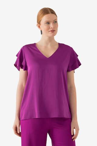 Ulla Popken Blouse in Purple: front