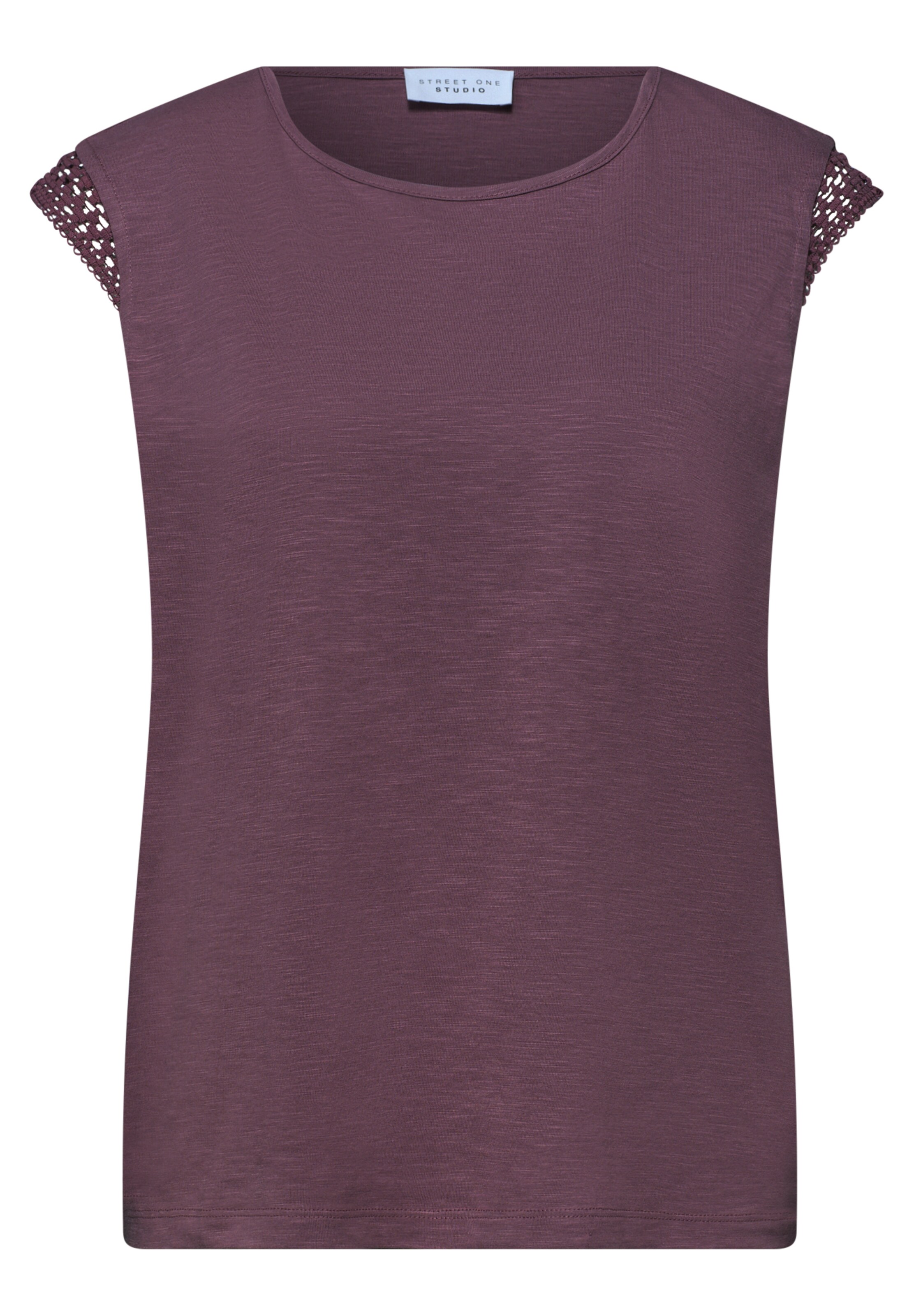 Street One Studio Shirt in Lila: Vorderseite