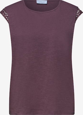 Street One Studio Shirt in Lila: Vorderseite