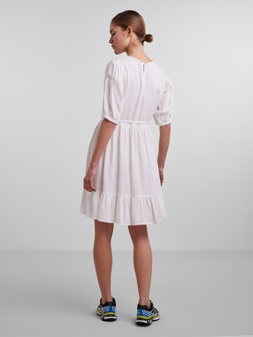 PIECES Summer Dress 'Viol' in White