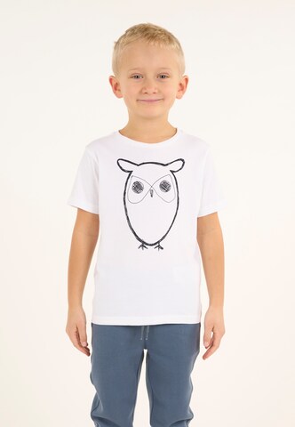 KnowledgeCotton Apparel - Camiseta en blanco: frente