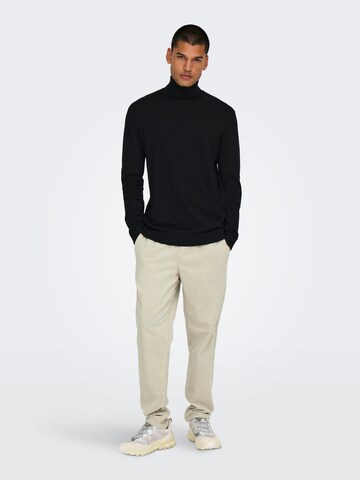 Only & Sons Regular Hose 'ONSLinus' in Grau