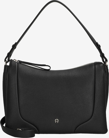 AIGNER Schultertasche in Schwarz: Vorderseite
