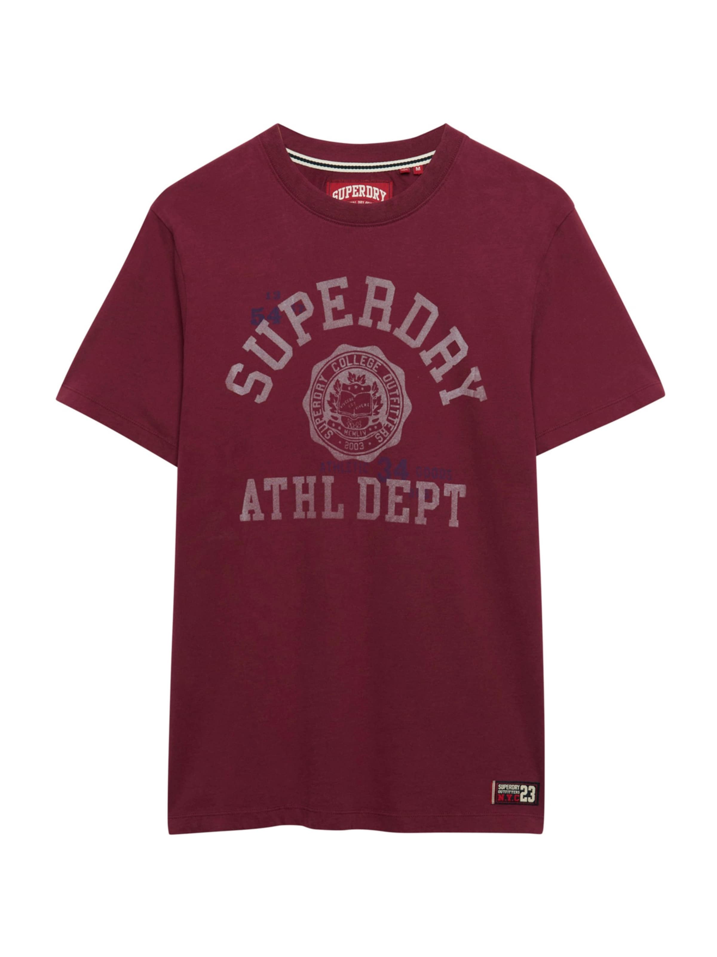 Superdry & Co - Camisa 'Vintage Prep' em vermelho: frente