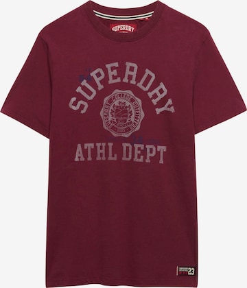 Superdry & Co - Camisa 'Vintage Prep' em vermelho: frente