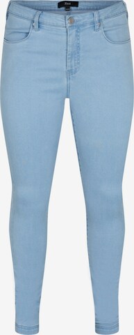 Zizzi Skinny Jeans 'Amy' i blå: forside