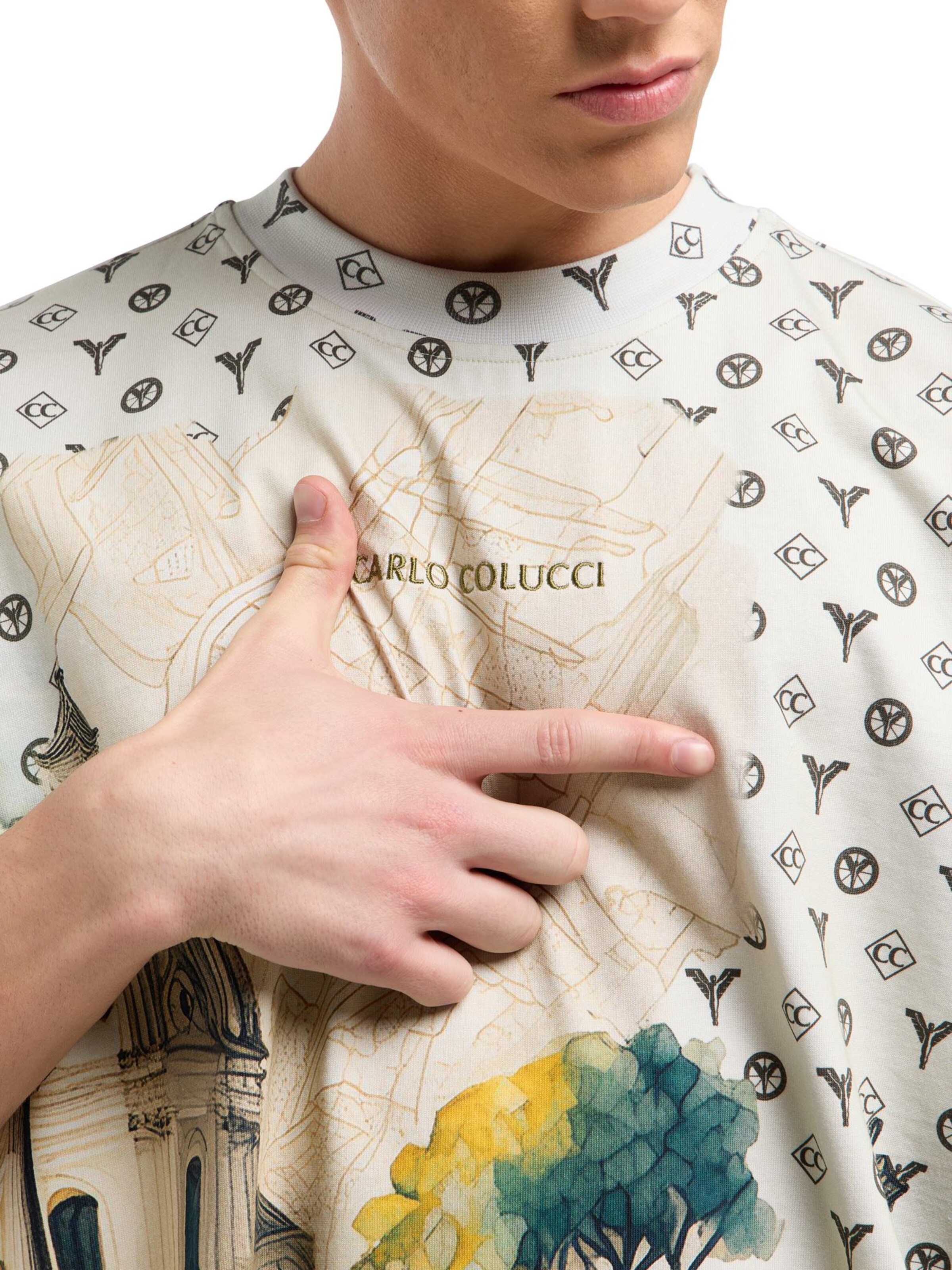 Carlo Colucci Shirt 'Emmerich' in White