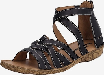 JOSEF SEIBEL Sandaal 'Rosalie 53' in Zwart: voorkant