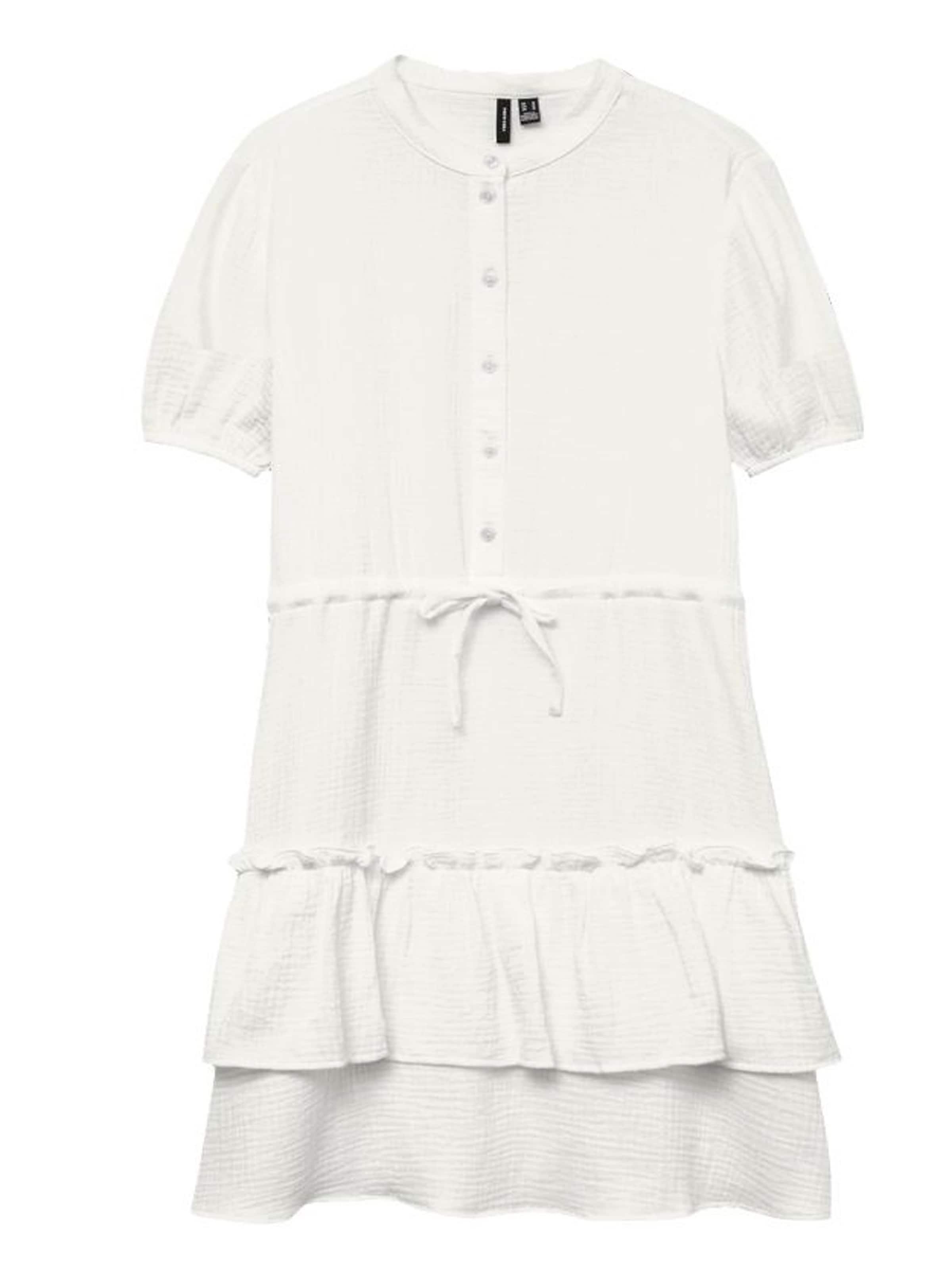 VERO MODA Blusekjole 'VMNatti' i hvid: forside