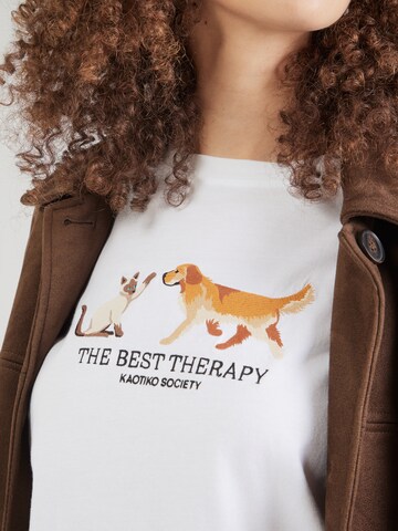 Kaotiko Póló 'THE BEST THERAPY' - fehér