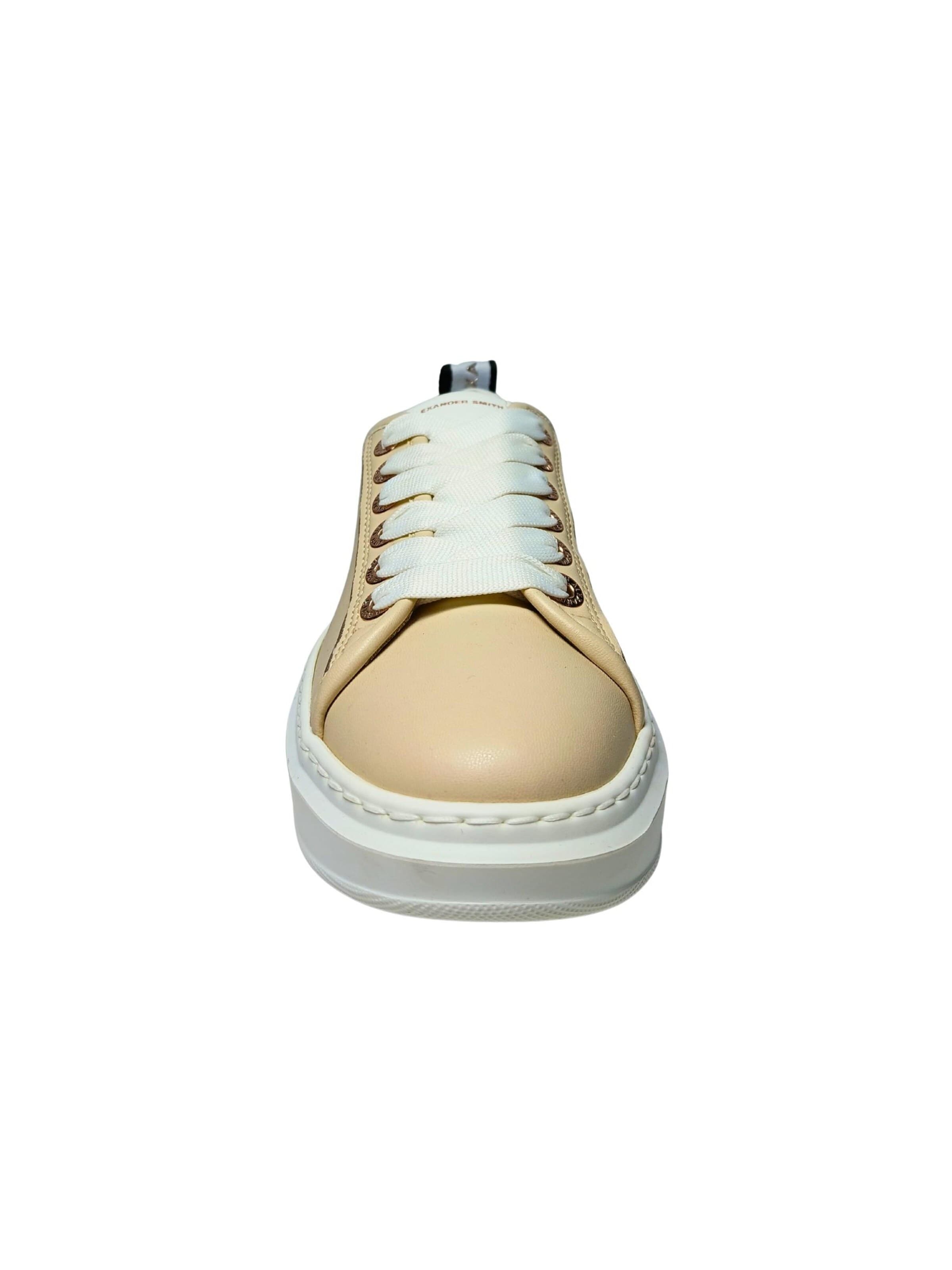 Baskets basses Alexander Smith en beige