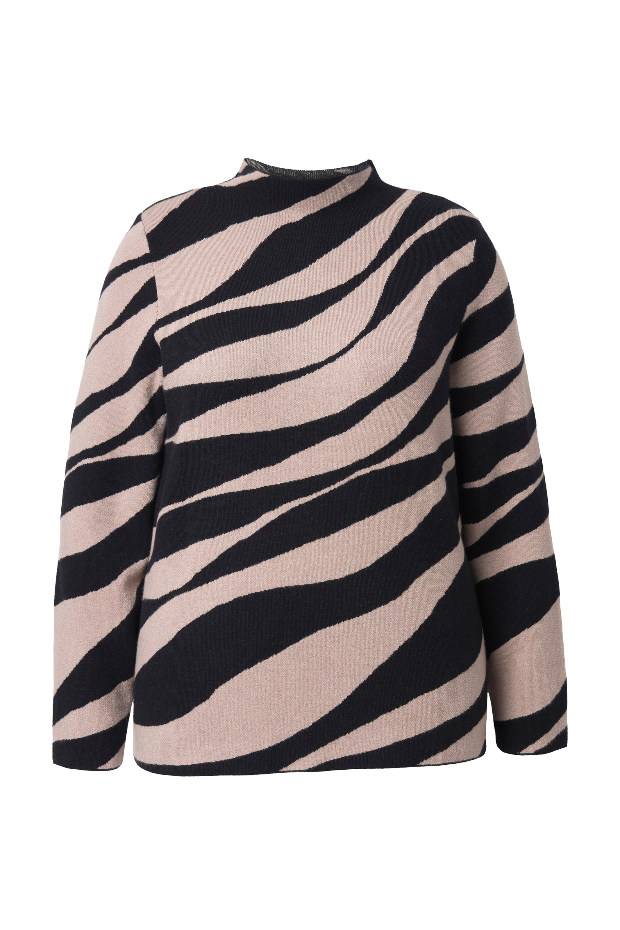 Ulla Popken Pullover in Schwarz: Vorderseite