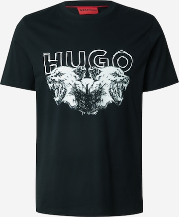 HUGOMajica 'Durro' - crna boja: prednji dio