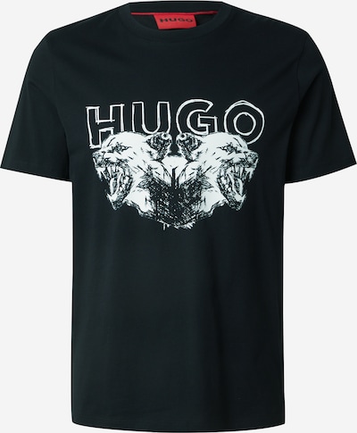 HUGO Paita 'Durro' värissä musta / valkoinen, Tuotenäkymä